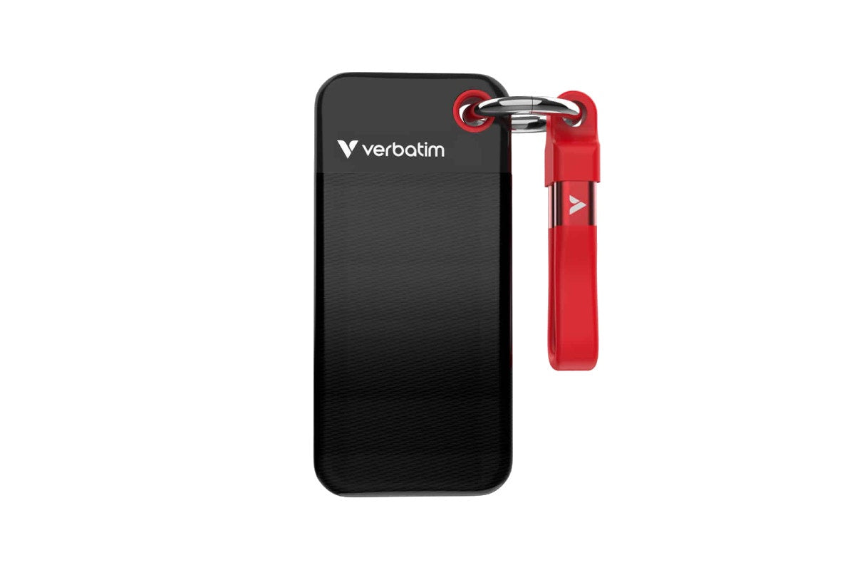 Verbatim 1TB Pocket SSD USB 3.2 Gen 2 (Black/Red)