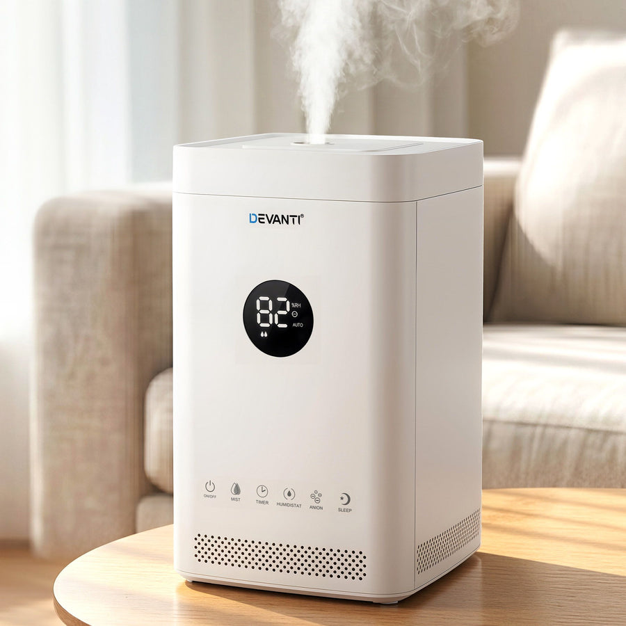 Devanti 3.5L Ultrasonic Humidifier & Air Purifier - White