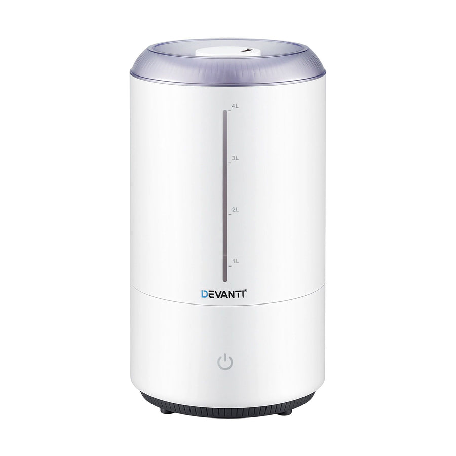 Devanti 4L Ultrasonic Humidifier & Aroma Diffuser - White