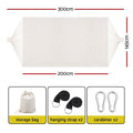 Gardeon Hammock Bed 300cm x 145cm with Travel Bag, Supports 2 Adults, Indoor/Outdoor - SuperSaverAU - view 2