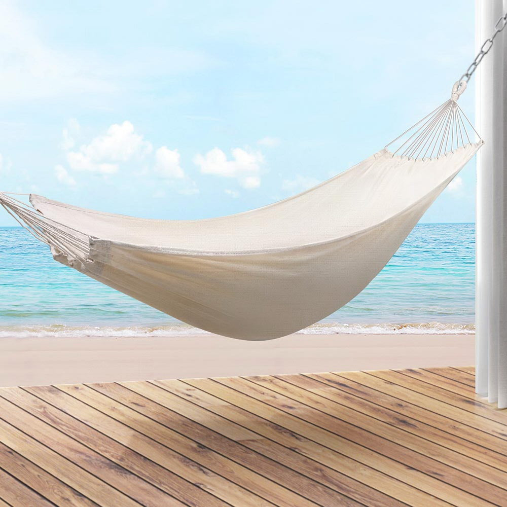 Gardeon Hammock Bed 300cm x 145cm with Travel Bag, Supports 2 Adults, Indoor/Outdoor - SuperSaverAU - view 7
