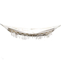 Gardeon Hammock Bed 200cm x 150cm Cream, 150kg Capacity, Handcrafted Tassels - SuperSaverAU - view 3