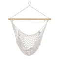 Gardeon Hammock Chair 99.5 x 114cm Cream, Lightweight, 120kg Capacity - SuperSaverAU - view 1