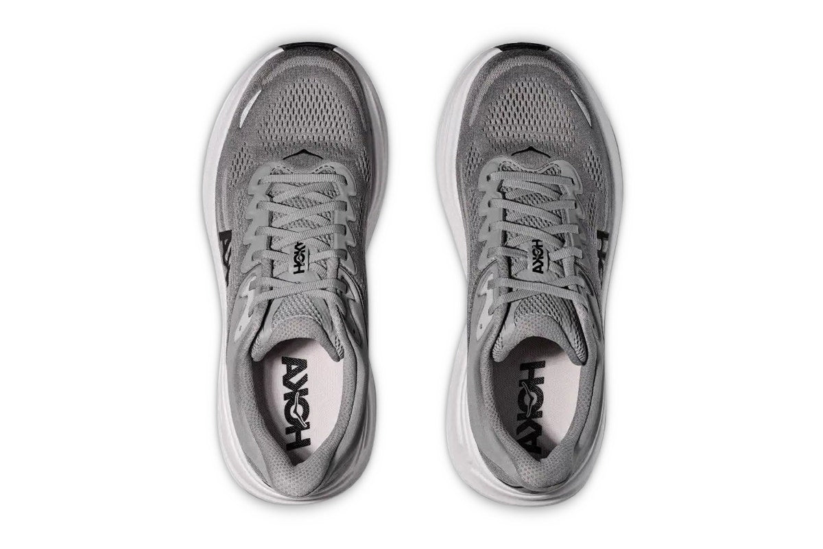 Hoka Men's Bondi 9 Running Shoes (Galactic Grey/Stellar Grey, Size 9.5 US)