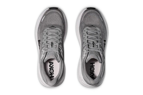 Hoka Men's Bondi 9 Running Shoes (Galactic Grey/Stellar Grey, Size 9.5 US)