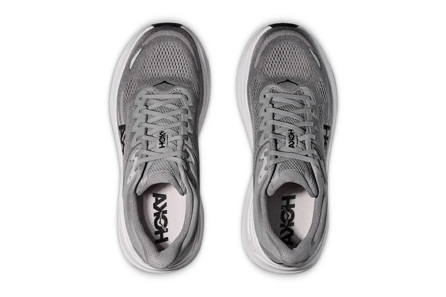 Hoka Men's Bondi 9 Running Shoes (Galactic Grey/Stellar Grey, Size 9.5 US)
