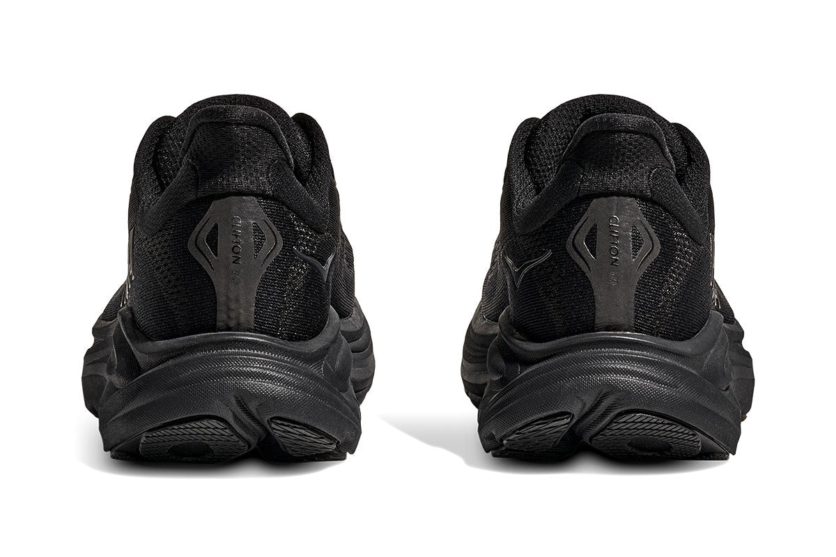 Hoka Men's Clifton 10 Running Shoes (Black/Black, Size 9.5 US)