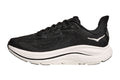 Hoka Men's Clifton 10 Running Shoes (Black/White, Size 8 US)