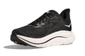 Hoka Men's Clifton 10 Running Shoes (Black/White, Size 8 US)