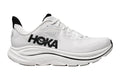 Hoka Men's Clifton 10 Running Shoes (White/Black, Size 12 US)