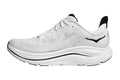 Hoka Men's Clifton 10 Running Shoes (White/Black, Size 12 US)