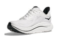 Hoka Men's Clifton 10 Running Shoes (White/Black, Size 12 US)