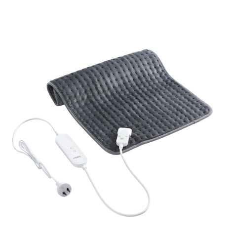 Livemor Electric Heating Pad 60x39cm Dark Grey Heat Mat with 4 Temperature Levels