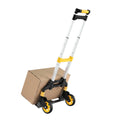 Giantz Folding Hand Trolley with Adjustable Handle - Silver, 80kg