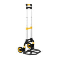 Giantz Folding Hand Trolley with Adjustable Handle - Silver, 80kg