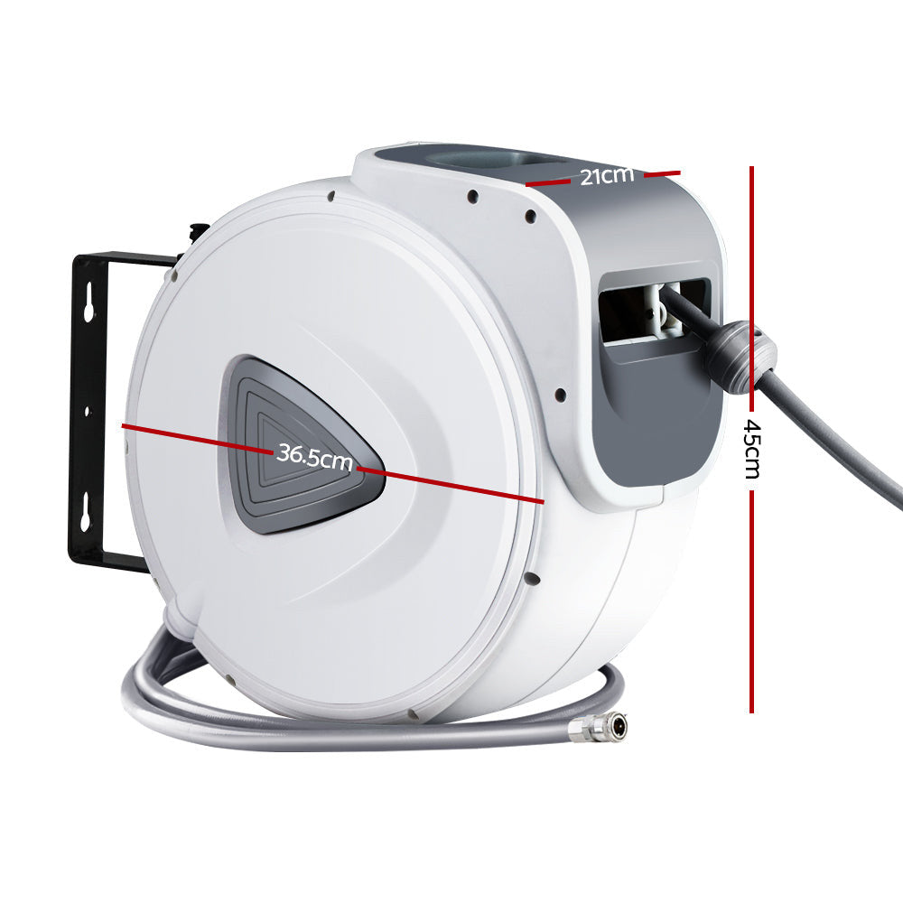 Giantz Air Hose Reel 10m Retractable Rewind Swivel Wall Mount Compressor Garage - SuperSaverAU - view 2