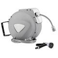 Retractable Hose Reel 10M with Auto Rewind & 9-Setting Spray Gun, UV Resistant - SuperSaverAU - view 1