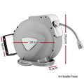 Retractable Hose Reel 10M with Auto Rewind & 9-Setting Spray Gun, UV Resistant - SuperSaverAU - view 2