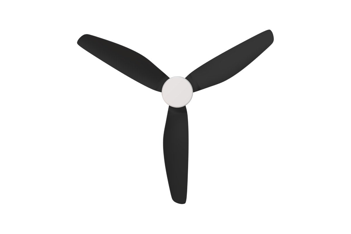 Hyundai 132cm DC Motor Ceiling Fan with LED Light (Black)