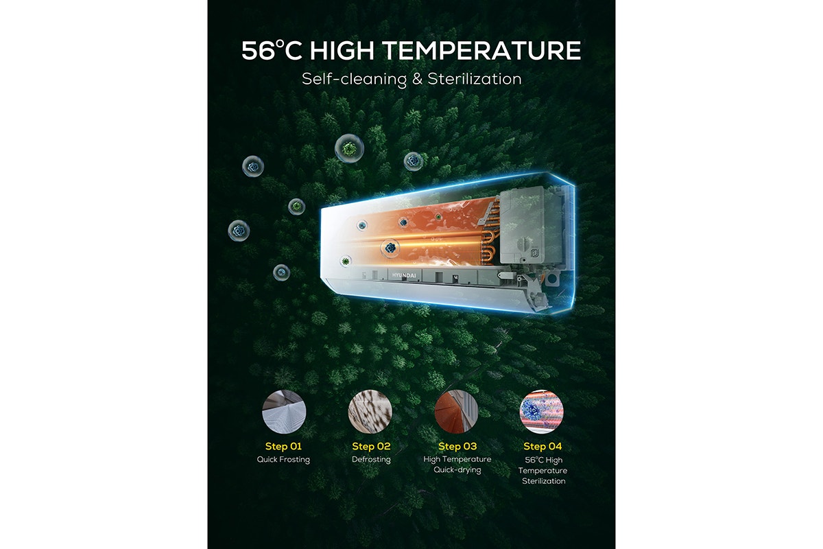 Hyundai 2.1kW Inverter Smart Split System Air Conditioner (Reverse Cycle)