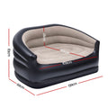Gardeon 2 Seater Inflatable Sofa Coffee with Pump 300kg Capacity