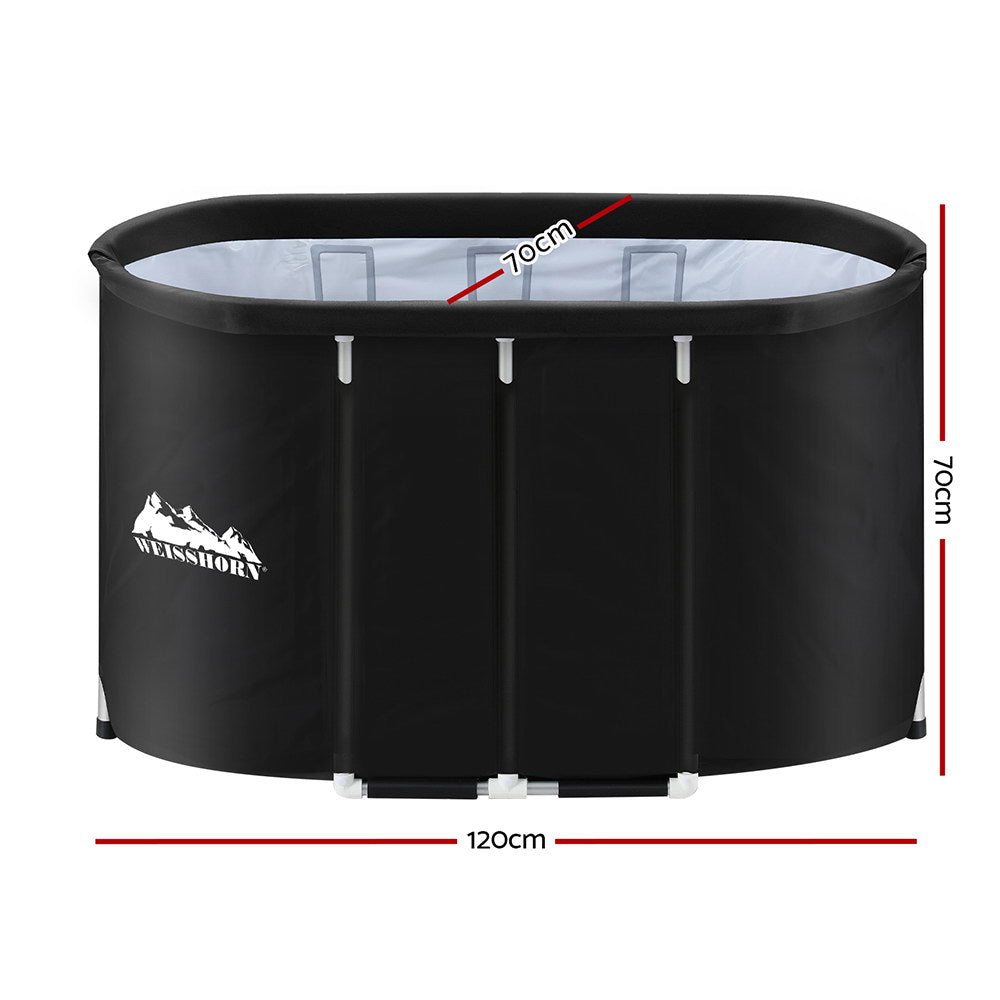 Weisshorn Portable Ice Bath Tub - 120x70x70CM - SuperSaverAU - view 3