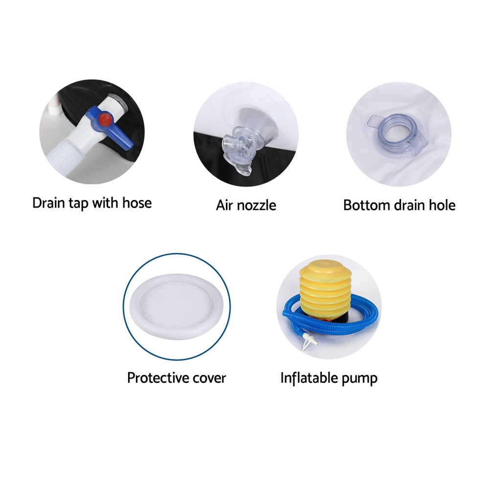 Weisshorn Portable Inflatable Ice Bath Tub 70x80cm for Recovery - SuperSaverAU - view 6