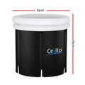 Weisshorn Inflatable Ice Bath Tub 75X75CM 300L with Insulation - SuperSaverAU - view 2