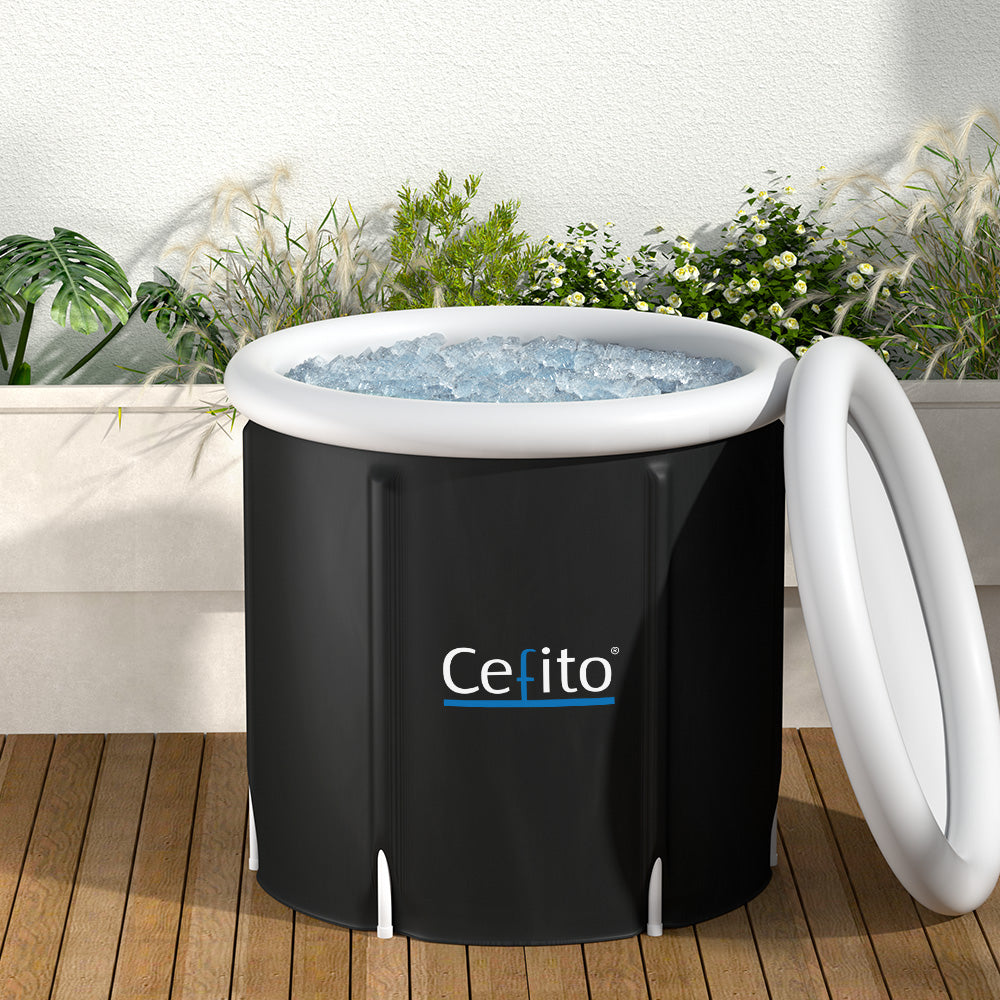 Weisshorn Inflatable Ice Bath Tub 75X75CM 300L with Insulation - SuperSaverAU - view 7