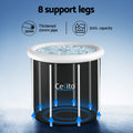 Weisshorn Inflatable Ice Bath Tub 80X80CM 300L with Insulation - SuperSaverAU - view 5