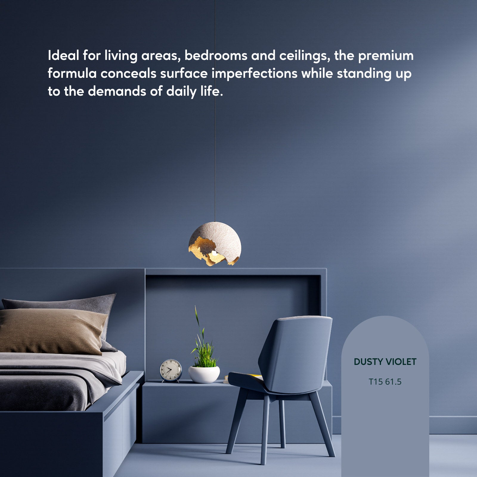 Taubmans 2L Hi-C Blue Low Sheen Endure Interior Walls Paint Water Based UV Resistant