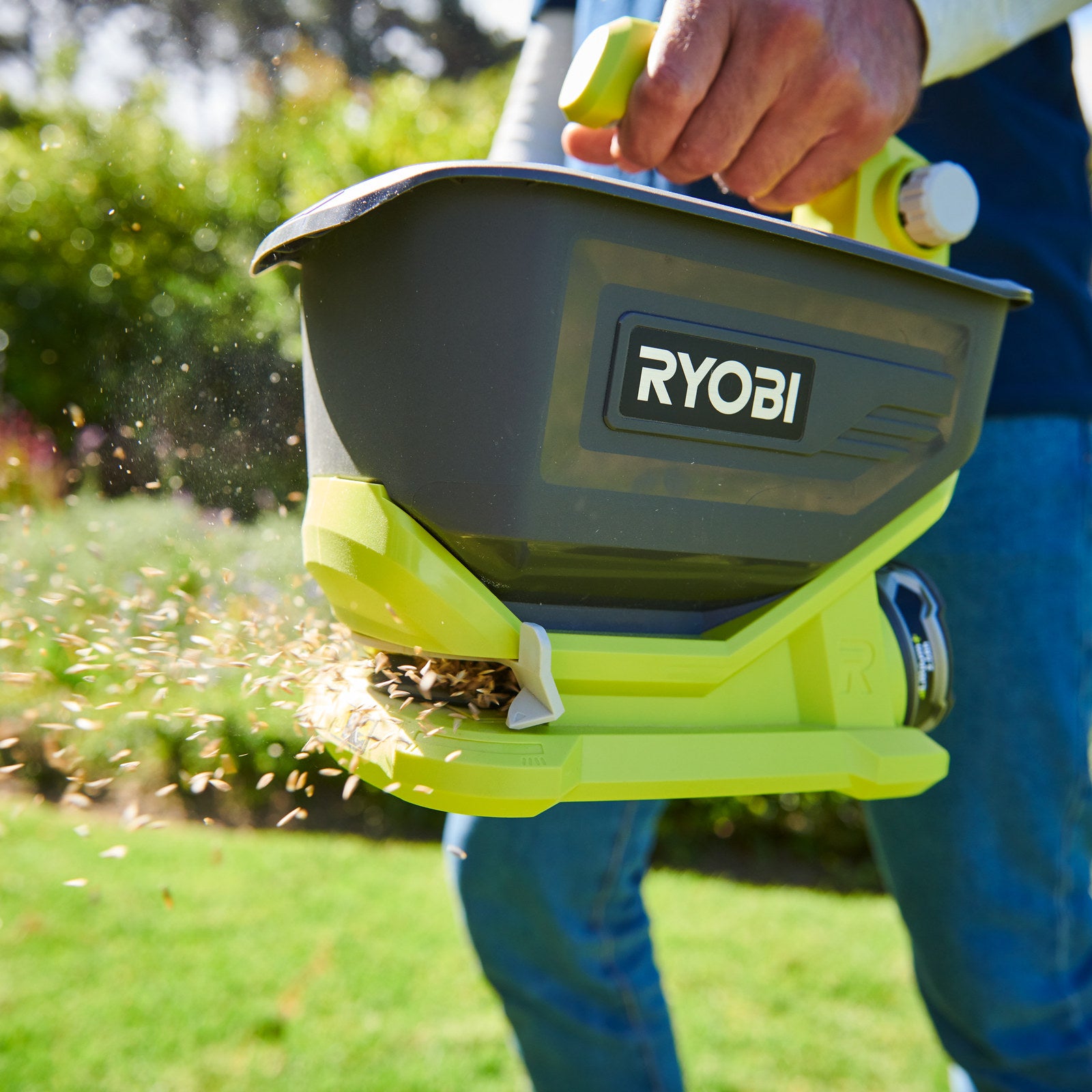 Ryobi ONE+ 18V Cordless Seed And Fertiliser Spreader OSS1800 Tool Only