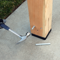 Simpson Strong-Tie 140–152mm Carbon Steel Zmax Galvanised Concealed Post Base CPT140Z