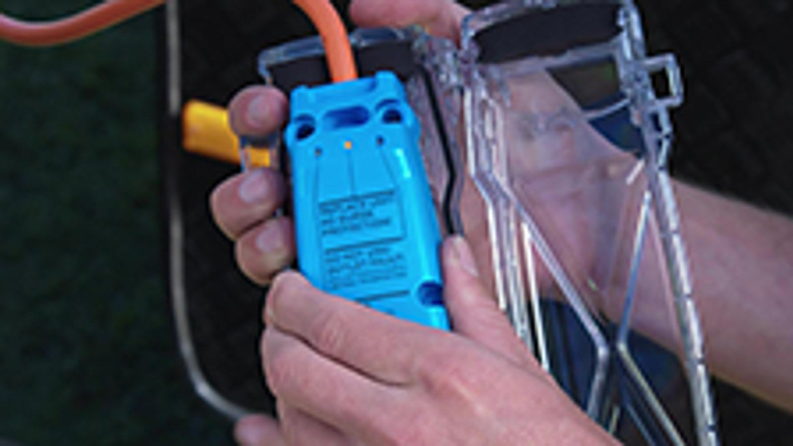 Ampfibian 15A Weatherproof Caravan Surge Protector with Outlet Tester 79696