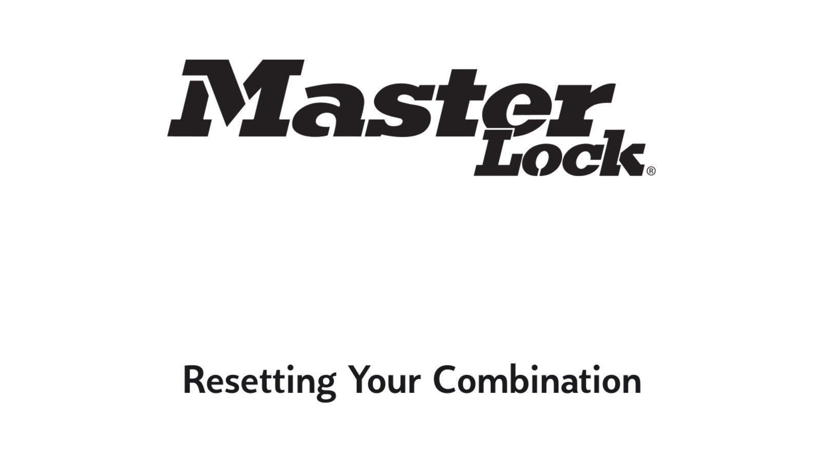 Master Lock 30mm Brass Steel Luggage Combination Padlock