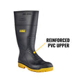 DeWALT Workwear Midland Pro Comfort Extreme Duty PVC Safety Gumboots Size 8 Steel Cap