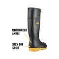 DeWALT Workwear Midland Pro Comfort Extreme Duty PVC Safety Gumboots Size 8 Steel Cap