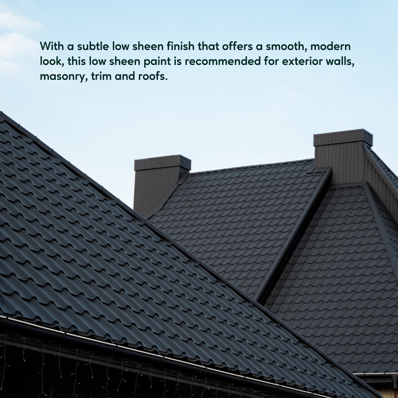 Taubmans 1L Black Low Sheen All Weather Exterior Paint