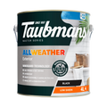 Taubmans 4L Black Low Sheen All Weather Exterior Paint
