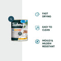 Taubmans 1L White Gloss All Weather Exterior Paint
