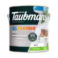 Taubmans 4L White Semi Gloss All Weather Exterior Paint Water Based UV Resistant