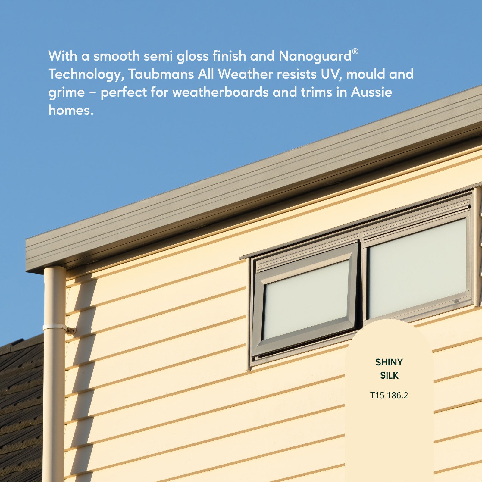 Taubmans 4L Accent Semi Gloss All Weather Exterior Paint Water Based UV Resistant