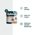 Taubmans 4L Dark Low Sheen All Weather Exterior Paint Water Based UV Resistant