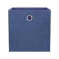 Flexi Storage Clever Cube 330 x 330 x 370mm Steel Blue Insert Fabric