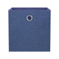 Flexi Storage Clever Cube 330 x 330 x 370mm Steel Blue Insert Fabric