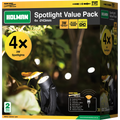 Holman 43mm Warm White Spotlight Value Pack SLW433VP