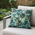 Mojo 60cm L.A. Palm Blue Polyester Cushion Cover