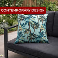 Mojo 60cm L.A. Palm Blue Polyester Cushion Cover