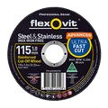 Flexovit 115 x 1.0 x 22.23mm Aluminium Oxide Metal Cut Off Wheel