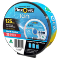 Flexovit 125 x 1.0 x 22.23mm Zirconia Ion Metal Cut Off Wheel 25 Pack